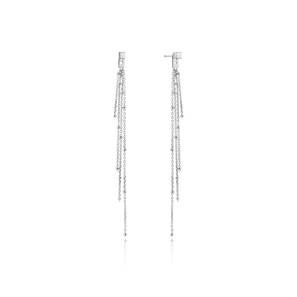 tomfoolery: tassel drop stud earrings