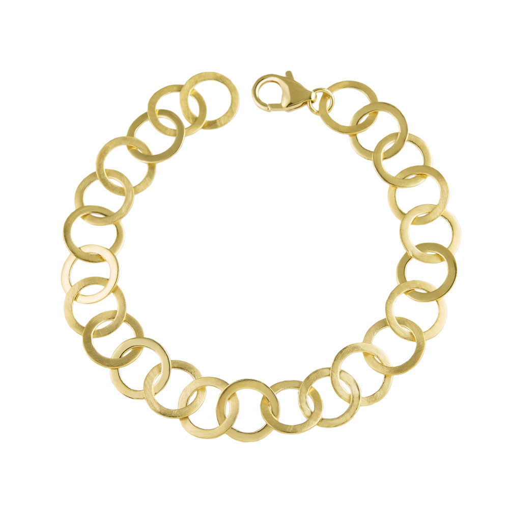 tomfoolery: Linear Circle Chain Link Bracelet, everyday by tomfoolery