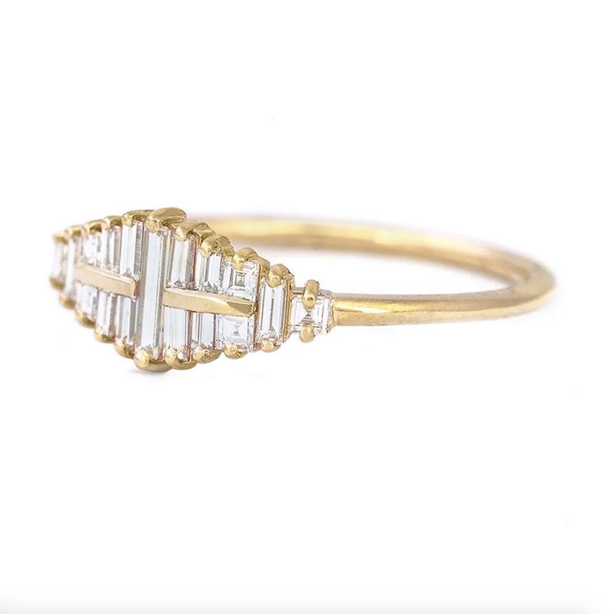 tomfoolery: Baguette Cut Cluster Diamond Ring, Artemer