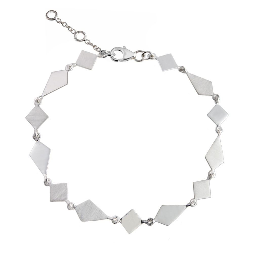 Square sales link bracelet