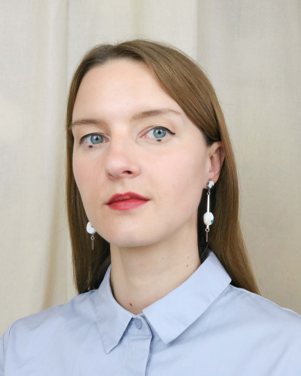 Victoria Myatt, Salo Earrings in White, Tomfoolery