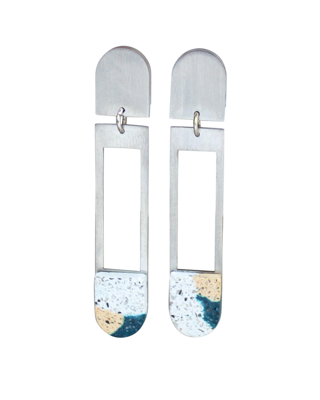 Victoria Myatt, Acer Earrings in White, Tomfoolery