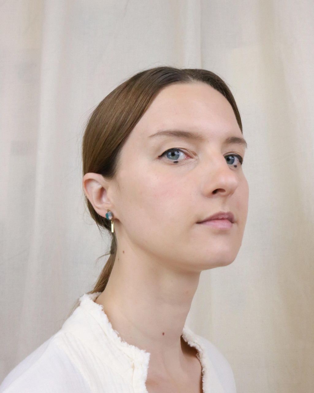 Victoria Myatt, Spar Earrings in Coral, Tomfoolery