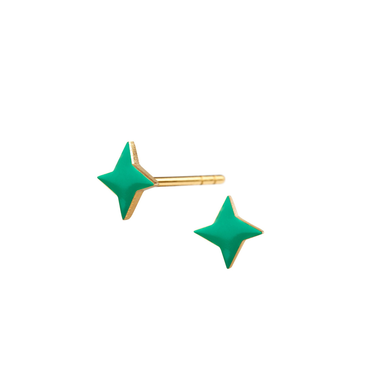 Scherning, Four Ray Star Stud Earrings, Tomfoolery