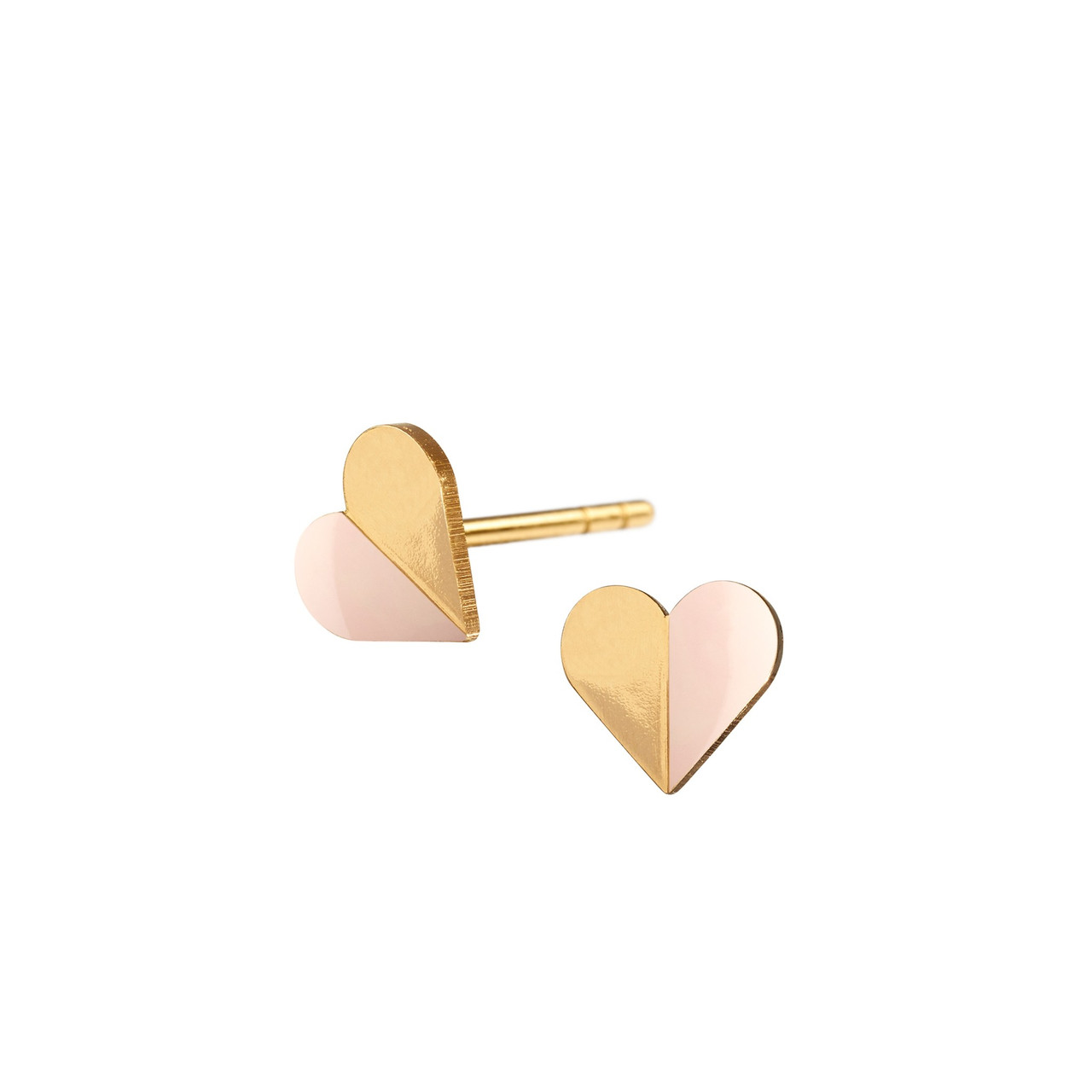 Scherning, Heart Stud Earrings, Tomfoolery