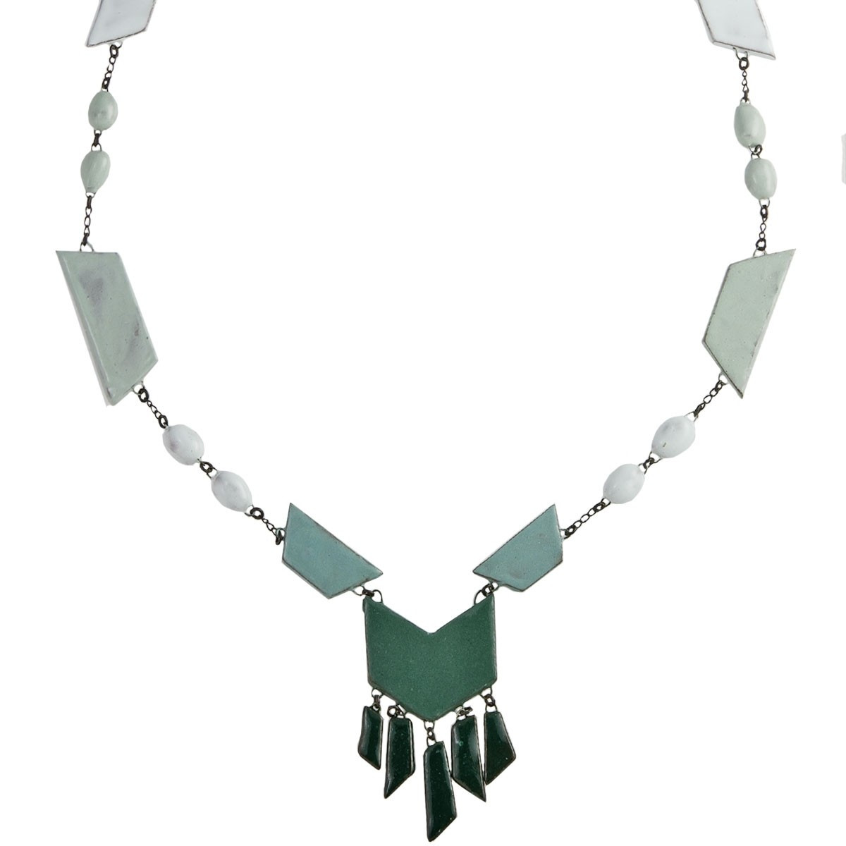 tomfoolery, fringed ceramic necklace, Claire Hecquet-Chaut