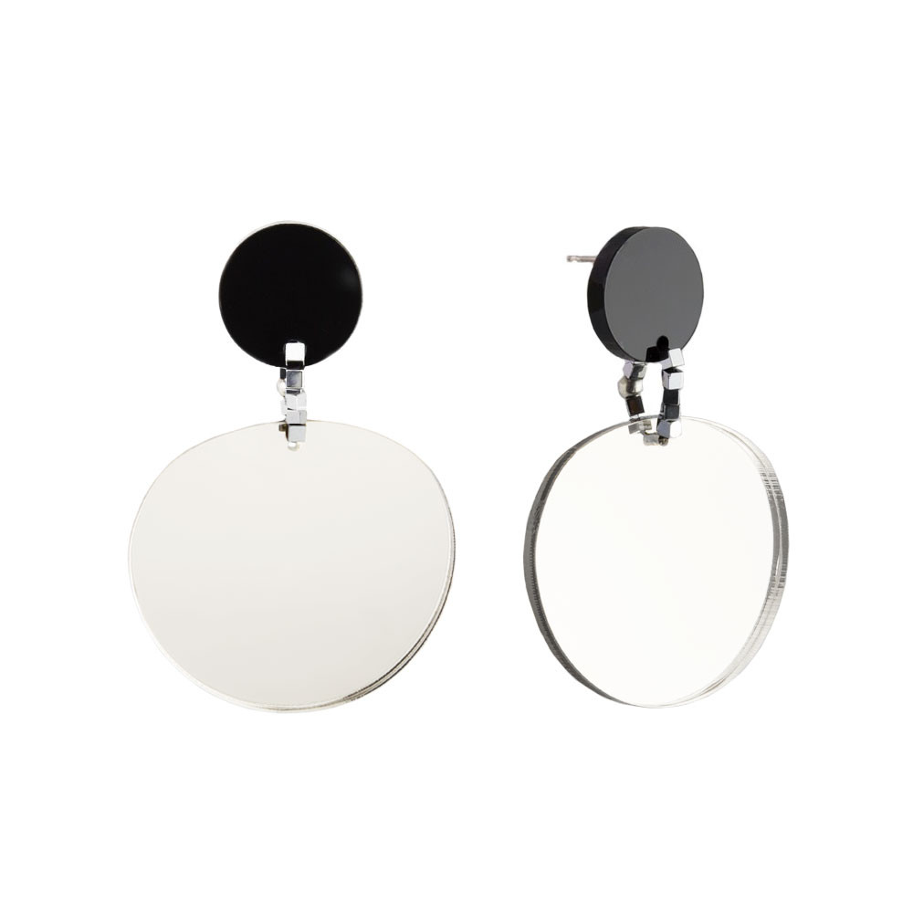 tomfoolery, Plexiglass Statement Earrings , christina brampti