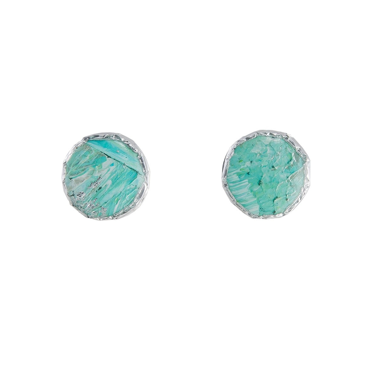 tomfoolery, speckled circle studs, dee barnes