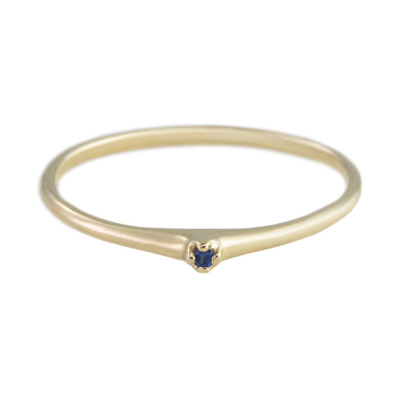 n+a New York, Petite 14ct Yellow Gold Ring, Tomfoolery