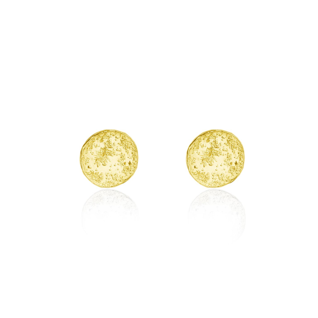 Momocreatura, Moon Disc Earrings, Tomfoolery