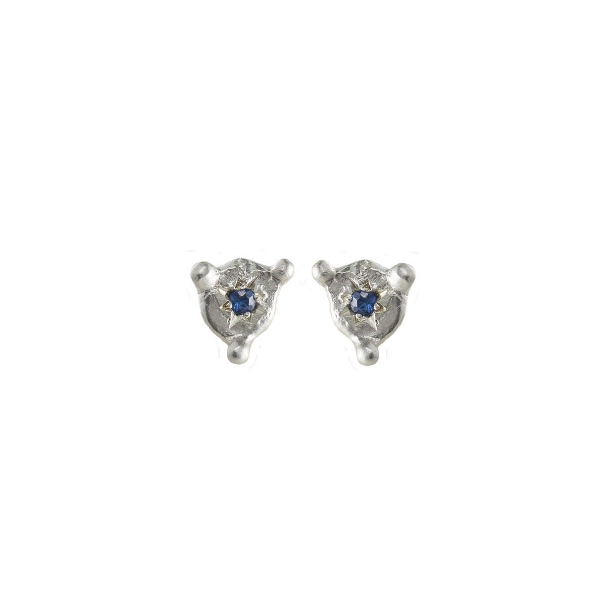 Maria Beltran, Sapphire Silver Star Studs, Tomfoolery