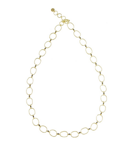 24k Gold-Plated Silver Medium Link Janie Necklace