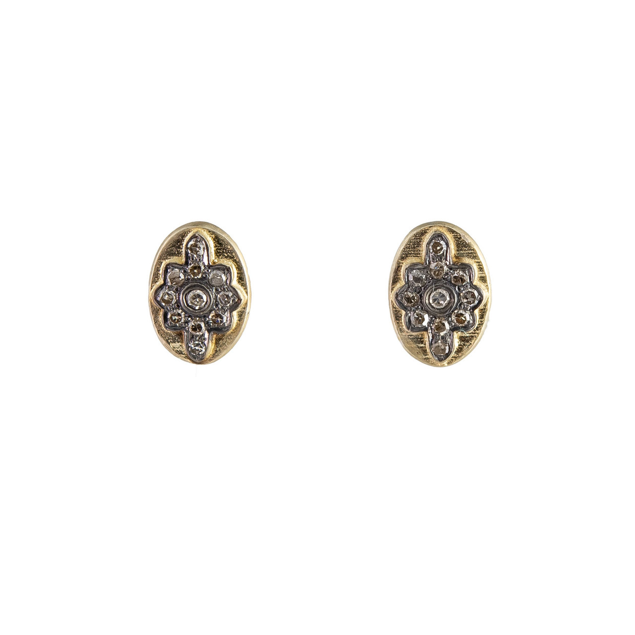 Mille Moon Diamond Stud Earrings, 5 Octobre, tomfoolery