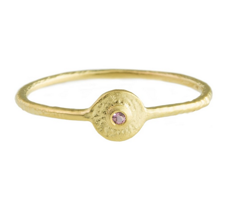 Mille Petite Rose Tourmaline Ring, 5 Octobre, tomfoolery