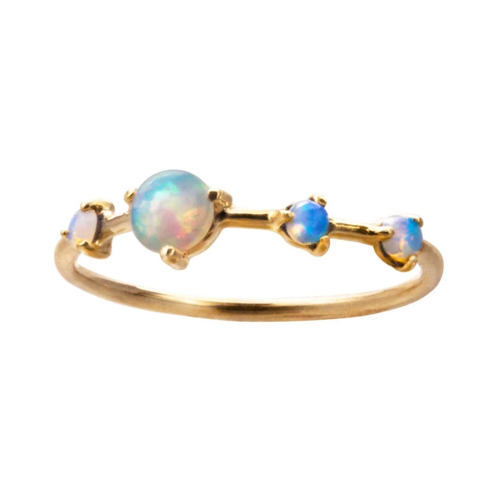 Opal ring; wwake opal ring; wwake four step; tomfoolery