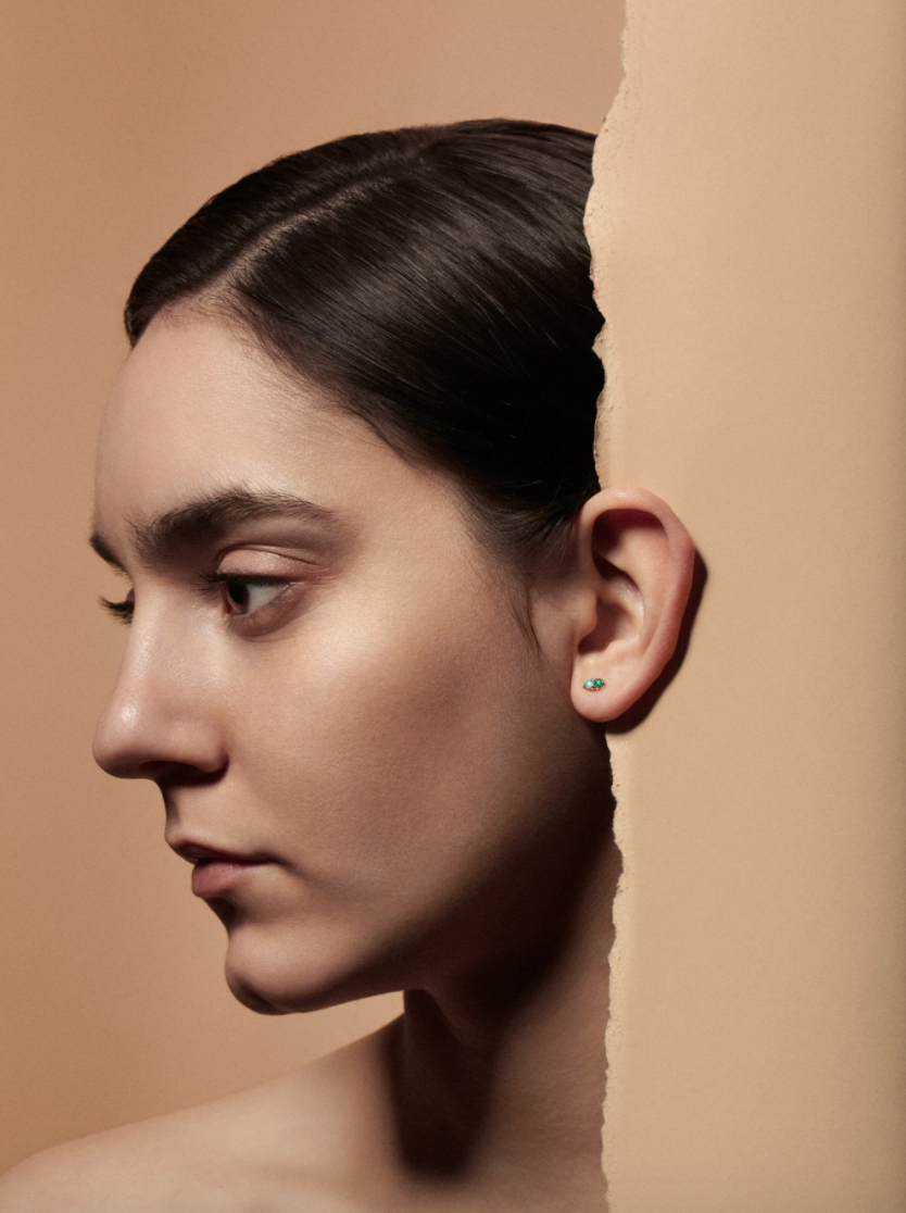 Wwake, Two-Step Earrings, Opal Earrings, Tomfoolery