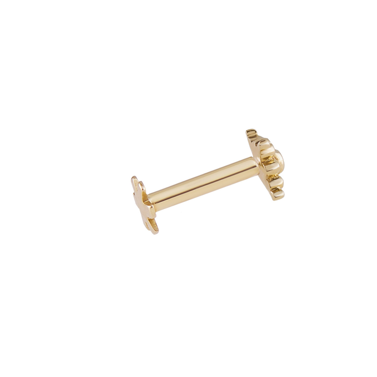 tomfoolery, Dala 3 Studs, 9ct Yellow Gold