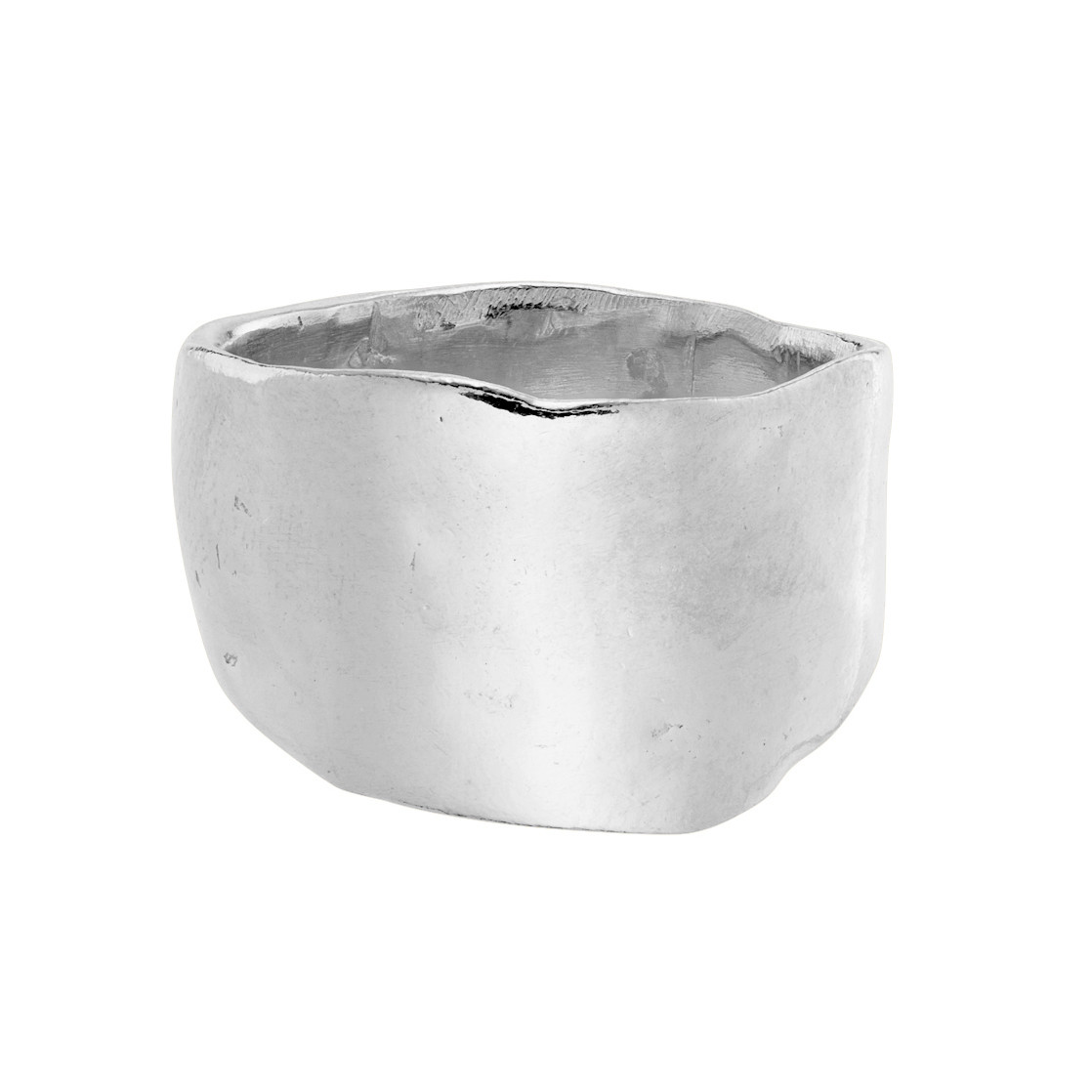 Ines Wide Silver Ring, Karen Hallam, tomfoolery