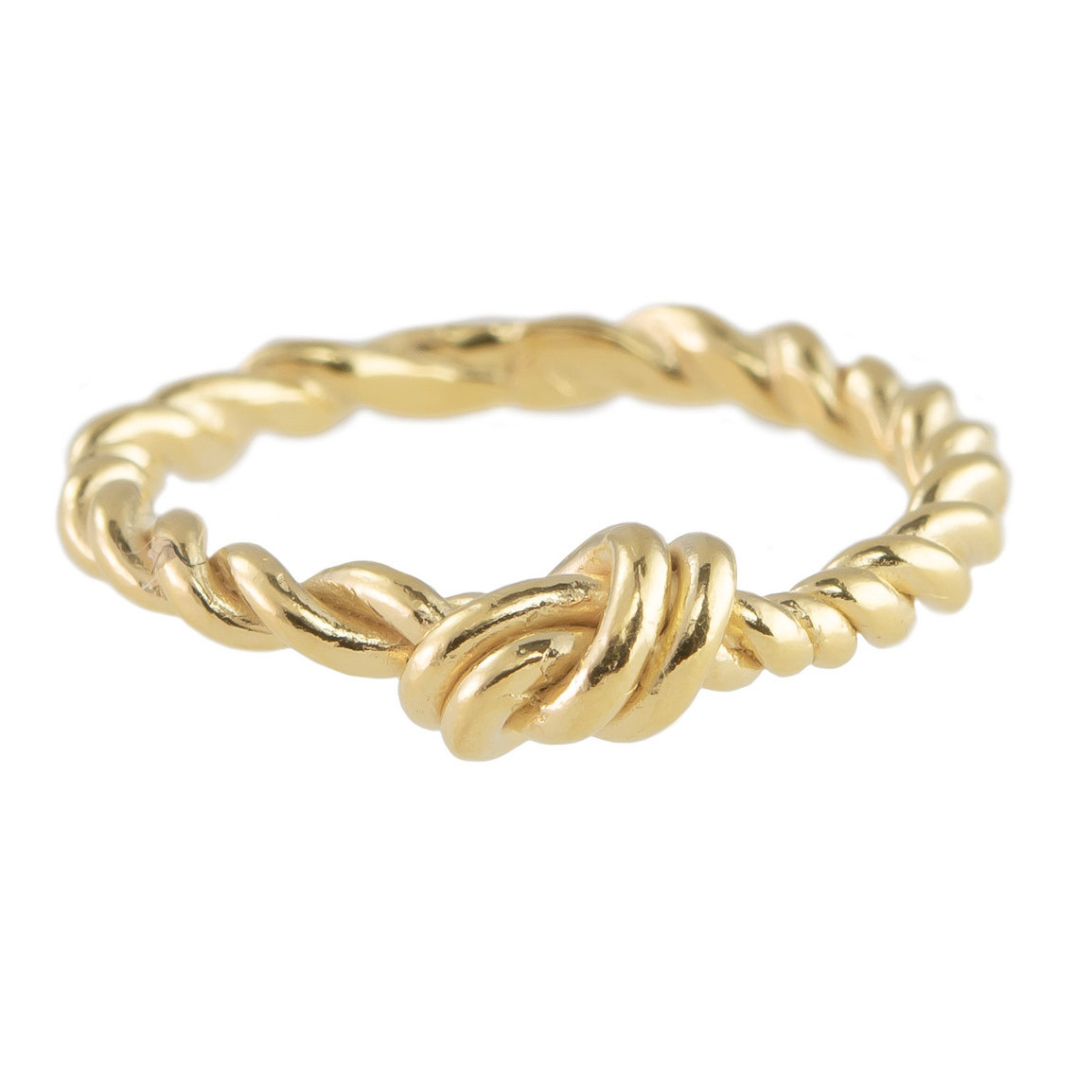 Layla Gold Twisted Stacking Ring, tomfoolery, Karen Hallam