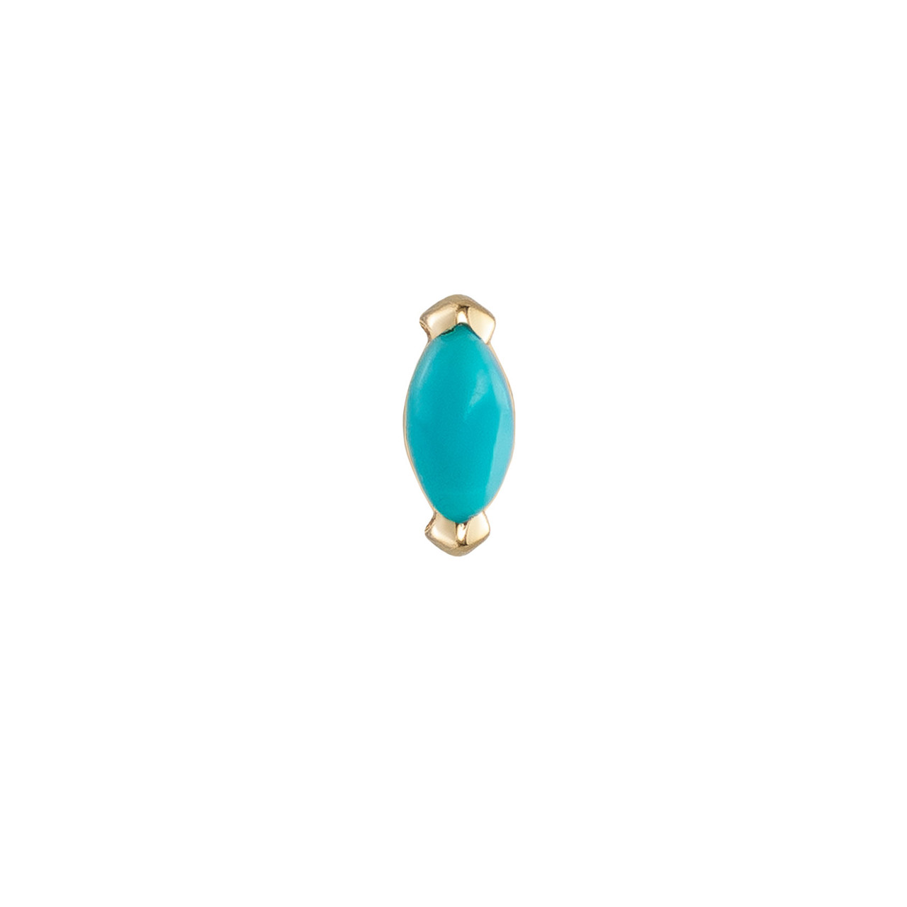 metier by tomfoolery, Claw marquise Studs, 9ct Yellow Gold