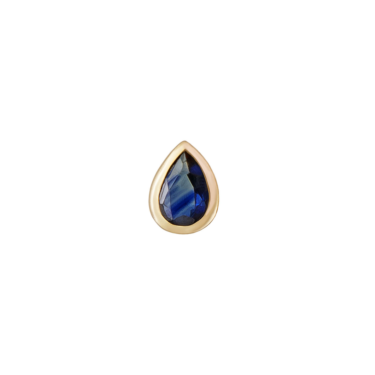 metier by tomfoolery: Mini Bezel Pear Gemstone Studs