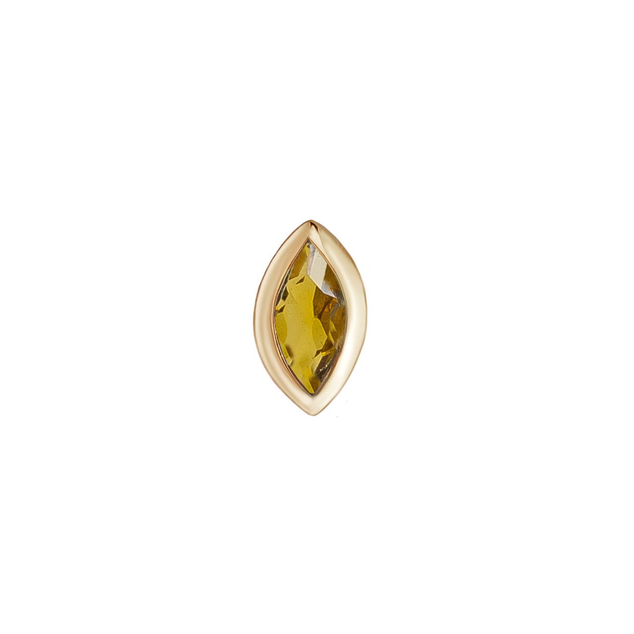 metier by tomfoolery: mini marquise bezel studs