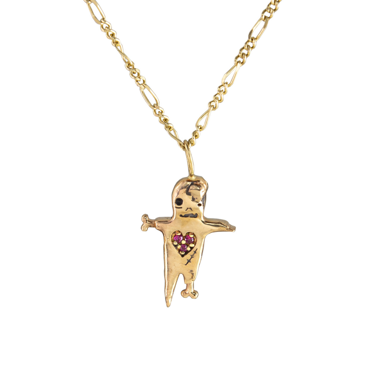 Sofia Zakia, Ghoul With A Heart Of Gold Pendant Necklace, Tomfoolery