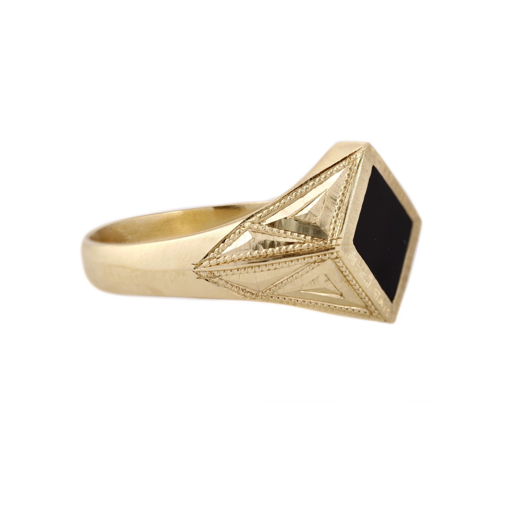 Maiden Voyage, tomfoolery, Gold Signet Quinn Ring