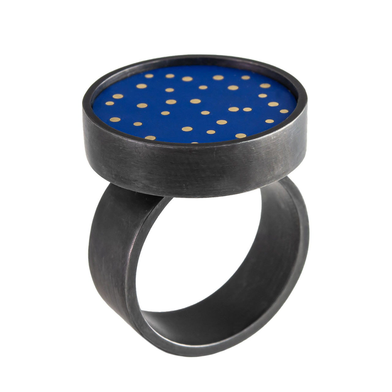 Emily Kidson, One of a Kind 'Formica' Art Ring, tomfoolery