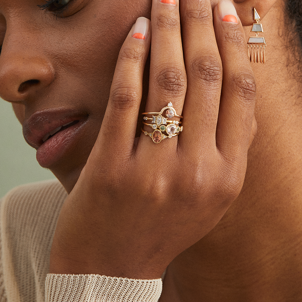 Tomfoolery; Emerald Cut Diamond Ring, Jennie Kwon