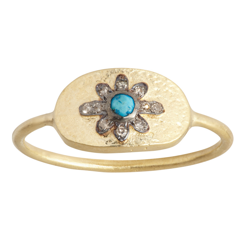 Tomfoolery; Nael Gold Plated Ring, 5 Octobre