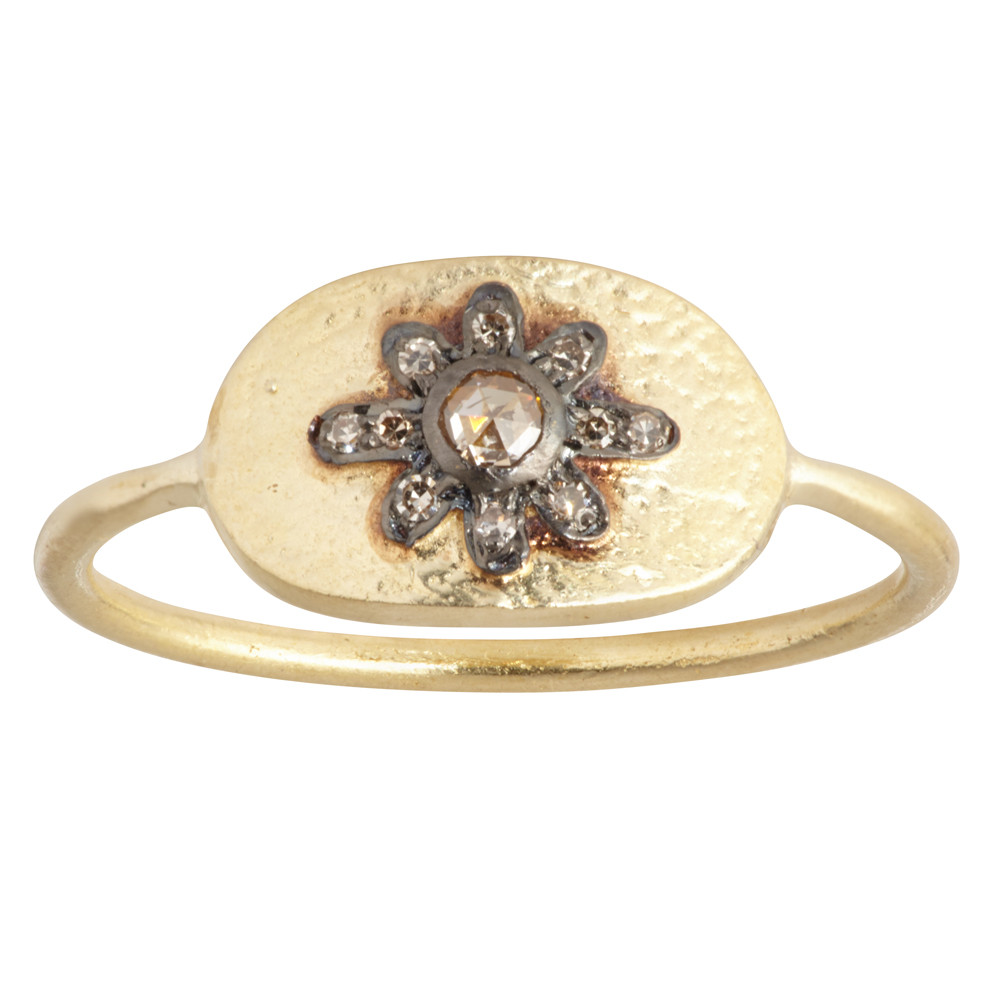 Tomfoolery; Nael Gold Plated Ring, 5 Octobre