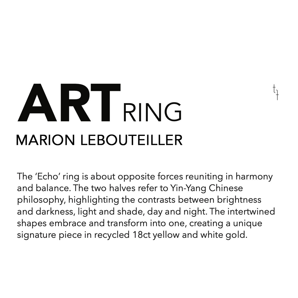 Tomfoolery, Marion Lebouteiller, One Of A Kind 'Echo' Art Ring