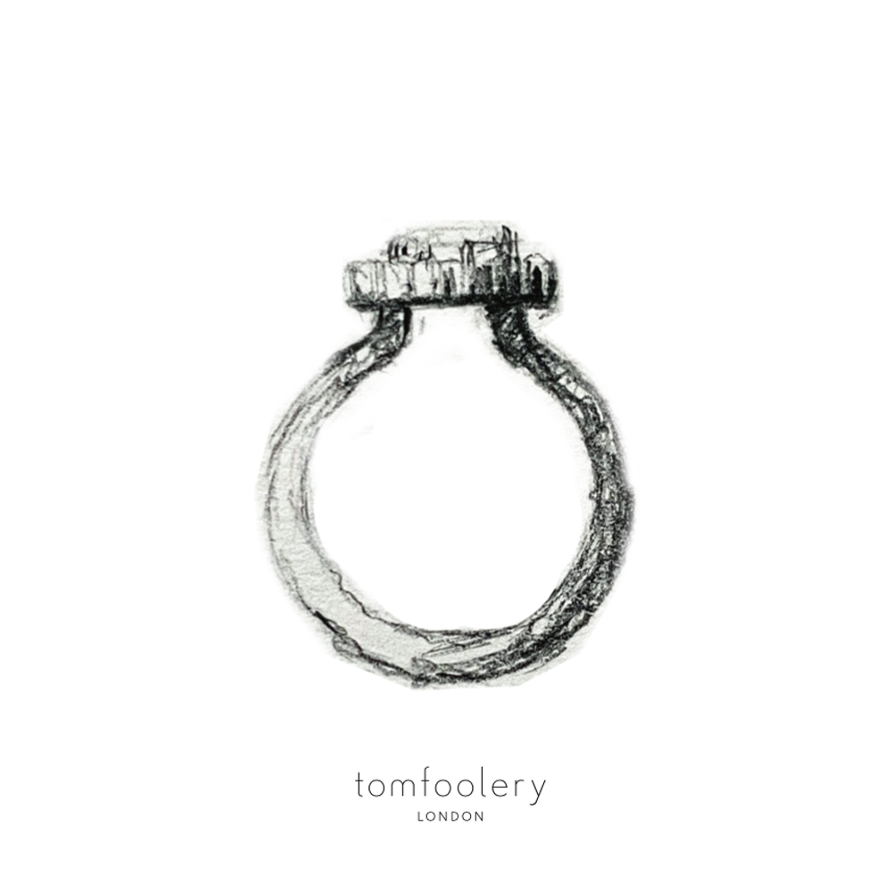 Tomfoolery, Maya Selway, One Of A Kind 'Juliette' Art Ring