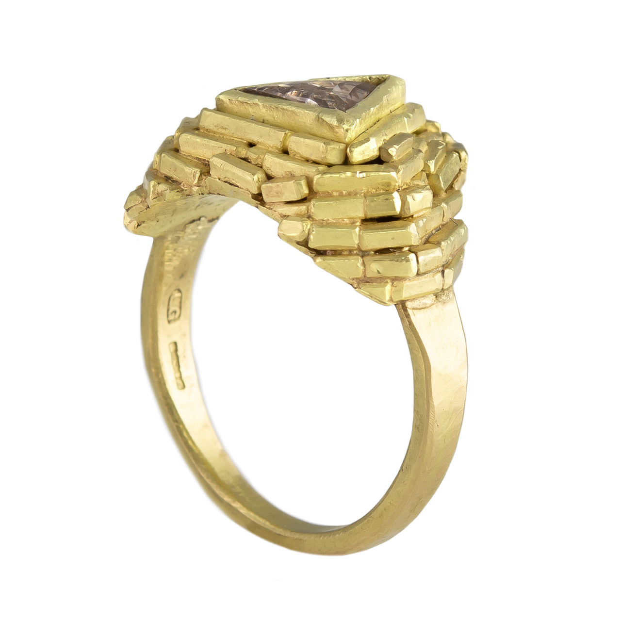 tomfoolery, lucie gledhill, One of Kind 'Triangle Temple' Art Ring