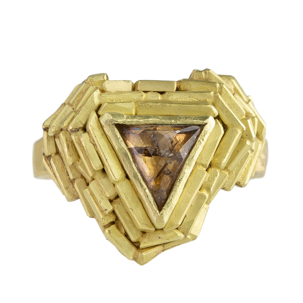 tomfoolery, lucie gledhill, One of Kind 'Triangle Temple' Art Ring