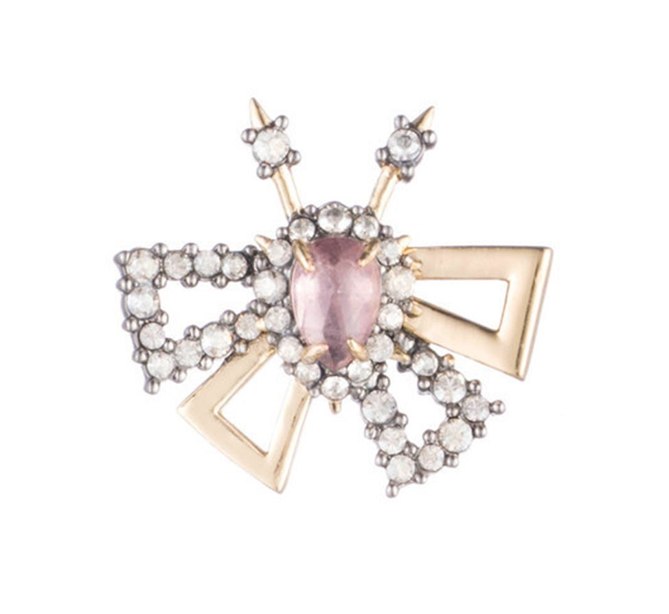 Tomfoolery: Alexis Bittar, Vanitas Brutalist Butterfly Pin