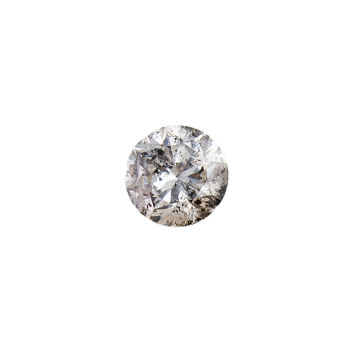 Tomfoolery, 0.74ct Salt & Pepper Brilliant Cut Diamond, tf Stones
