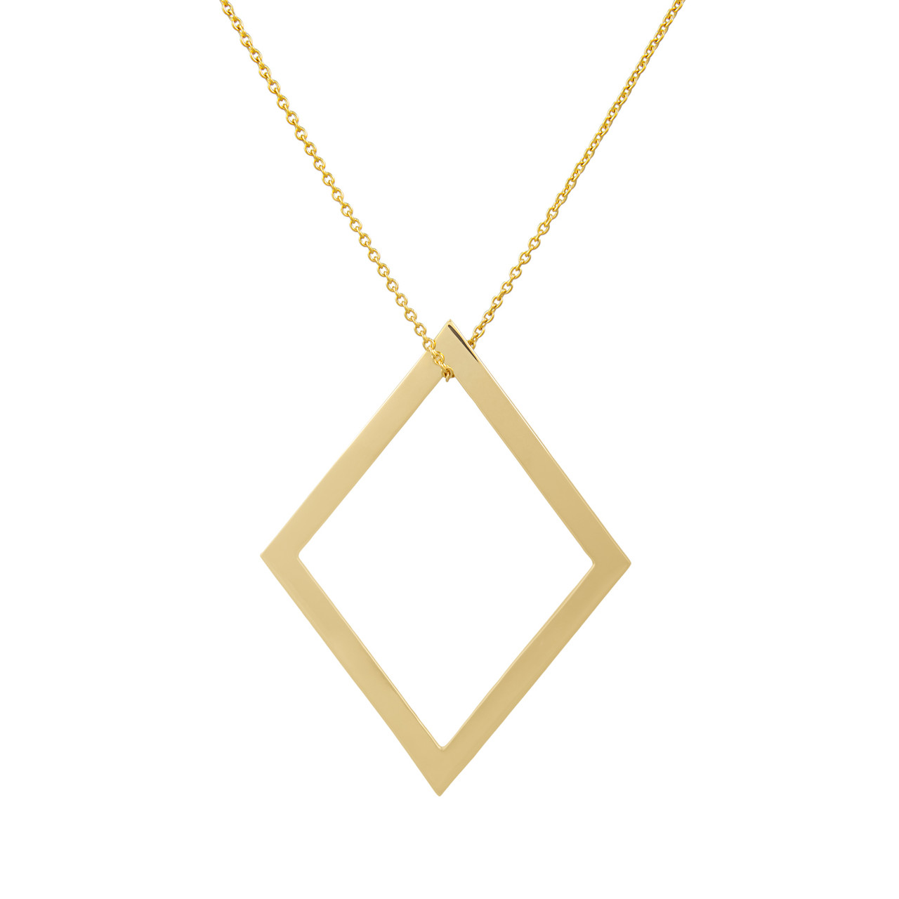 Tomfoolery: Diamond Long Drop Pendant, Everyday by tomfoolery