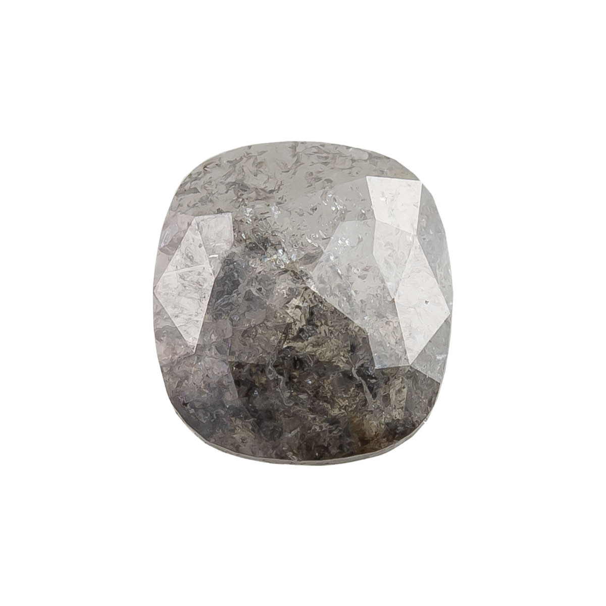 Tomfoolery, 1.85ct Grey Cushion Rose Cut Diamond, tf Stones