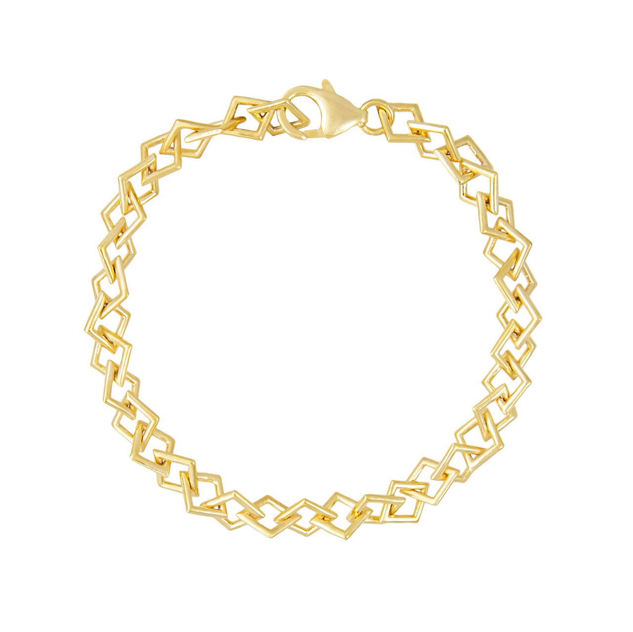 Tomfoolery;Curve Diamond Chain Bracelet, Everyday by Tomfoolery