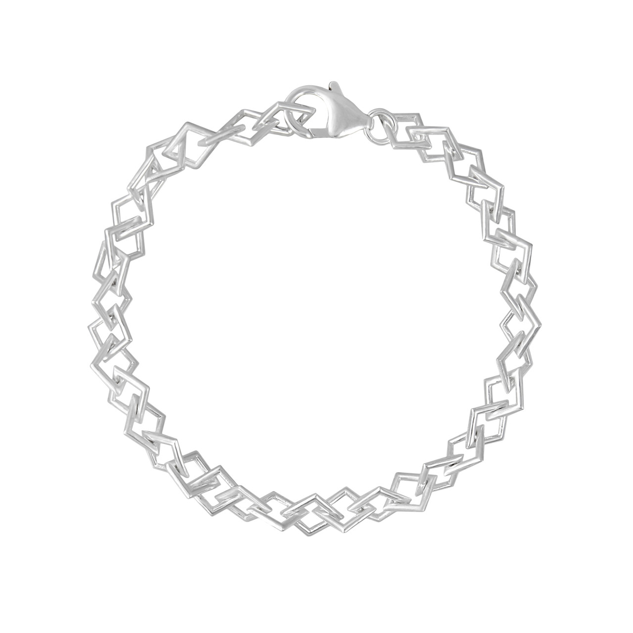 Tomfoolery;Curve Diamond Chain Bracelet, Everyday by Tomfoolery