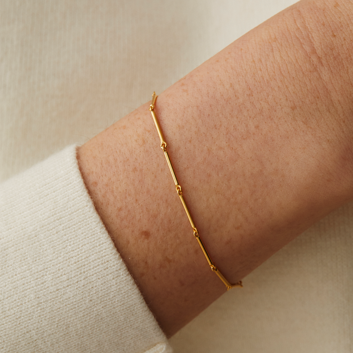 Tomfoolery;Curve Bar Link Bracelet, Everyday by Tomfoolery