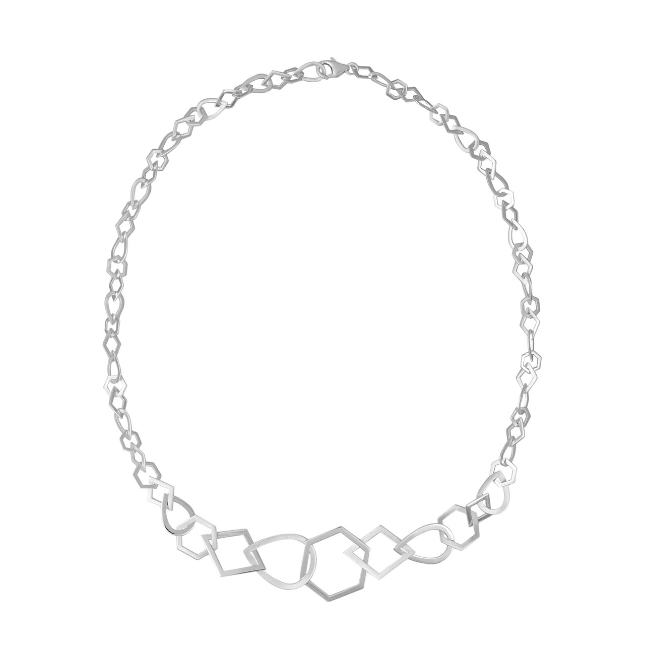 Tomfoolery: Gradual Multi Shape Chain Necklace , Everyday by tomfoolery