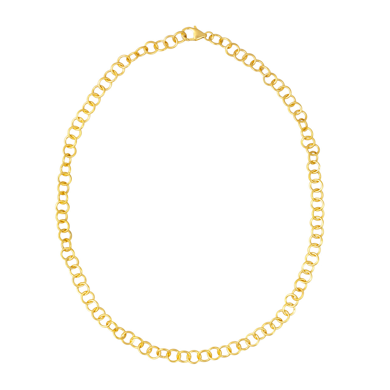 Tomfoolery: Curve Circle Chain Necklace, Everyday by tomfoolery
