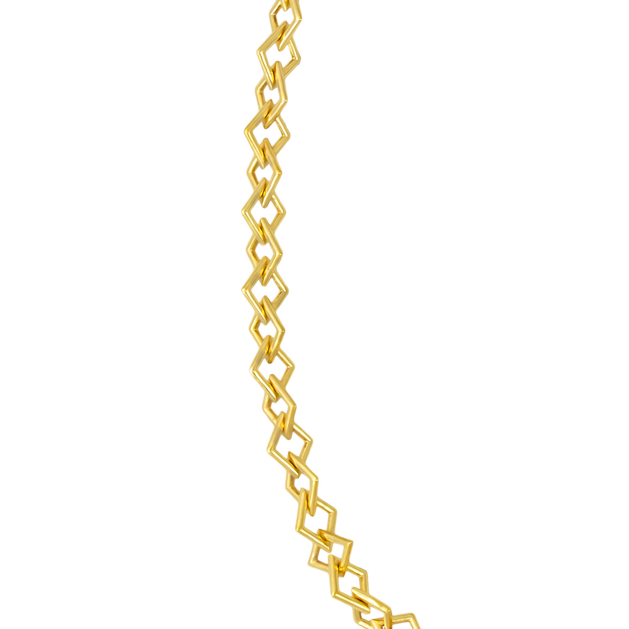 Tomfoolery:Curve Diamond Chain Necklace, Everyday by tomfoolery