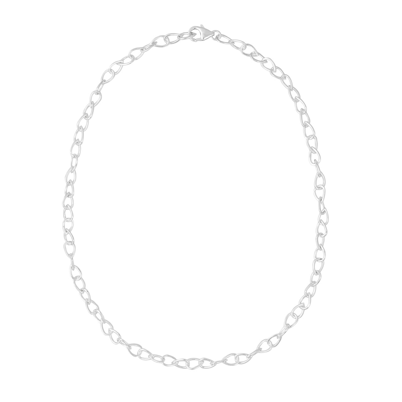 Tomfoolery:Curve Pear Chain Necklace , Everyday by tomfoolery