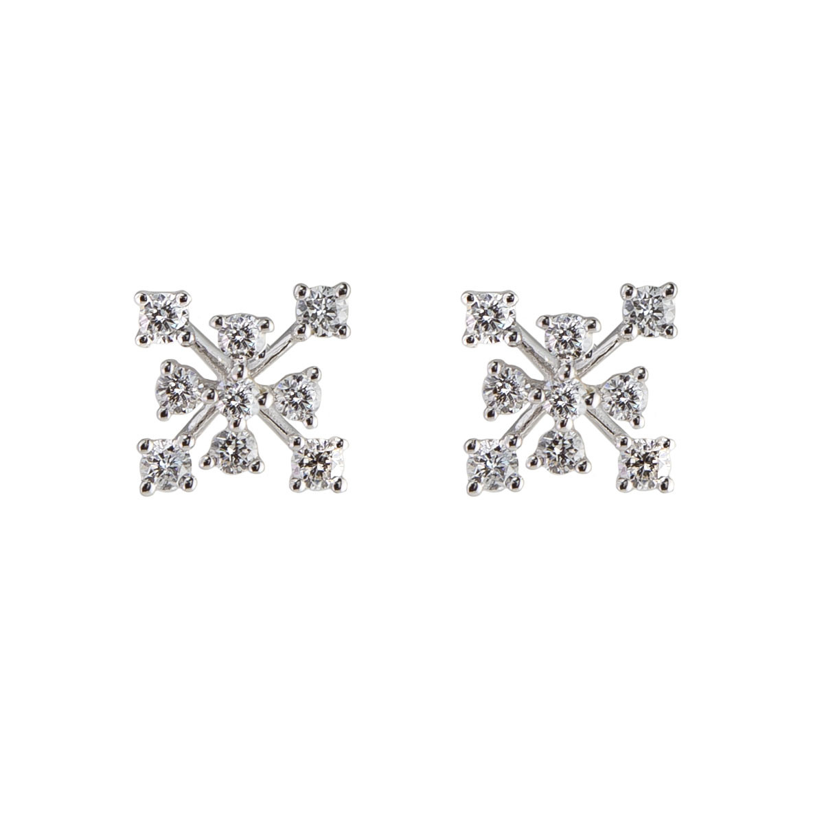 Constellation Diamond Earrings by tf diamonds. Available at tomfoolery london