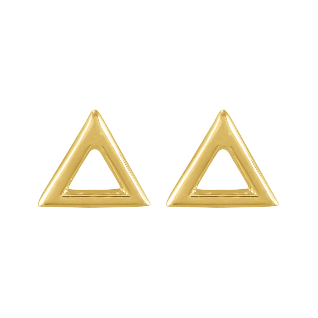 tomfoolery: Curve Triangle Studs, Everyday by tomfoolery