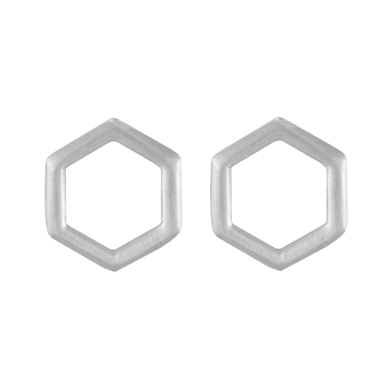 tomfoolery: Curve Hexagon Studs, Everyday by tomfoolery